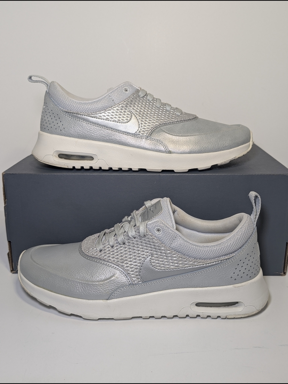 Nike Women’s Silver Air Max Casual Sneakers
